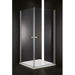 Душевое ограждение Cezares Elena A-2 80х80 см, хром/матовое фото 