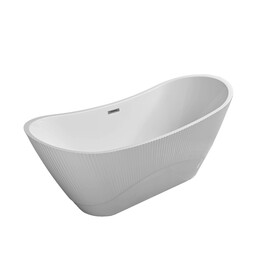 Ванна отдельностоящая Grossman Galaxy 170x75 см GR-2104M, белый матовый фото 