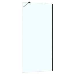 Душевая перегородка Azario Walk-in 90 см AZ-251-90-MB-CL (стекло 8 мм) чёрный матовый/прозрачное фото 