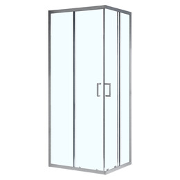 Душевое ограждение Azario VIENNA 100х100 см AZ-R36-100-MGR-CL, графит матовый/прозрачное фото 
