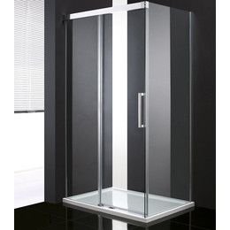 Душевое ограждение Cezares Premier-Soft AH-1 120х100 см, хром/прозрачное фото 