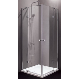 Душевое ограждение Cezares Verona A-2 120х120 см, хром/прозрачное фото 