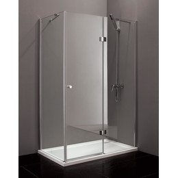 Душевое ограждение Cezares Verona AH-1 120х100 см, хром/прозрачное фото 