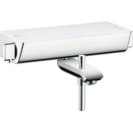Смеситель для ванны с термостатом Hansgrohe Ecostat Select 13141400, белый/хром фото 