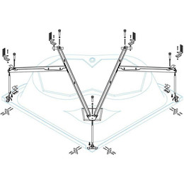Каркас для ванны Cezares Cetina 130 CETINA-130-MF фото 