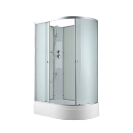 Душевая кабина Avacan 120x80 см C3012LN, хром/матовое (безсиликоновая сборка) фото 