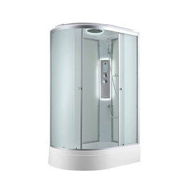 Гидробокс Avacan 120x80 см C3012RLED, хром/матовое (безсиликоновая сборка) фото 