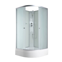 Душевая кабина Avacan 80x80 см C3080N, хром/матовое (безсиликоновая сборка) фото 