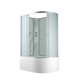 Душевая кабина Avacan 120x80 см C5012LN, хром/матовое (безсиликоновая сборка) фото 