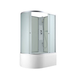 Душевая кабина Avacan 120x80 см C5012RN, хром/матовое (безсиликоновая сборка) фото 