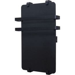 Полотенцесушитель электрический Allen Brau Infinity П2 290x1000 мм (с рейлингом 2.0) 325637, чёрный фото 