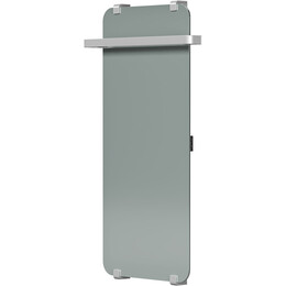 Полотенцесушитель электрический Allen Brau Infinity П1 290x1000 мм (с рейлингом 2.0) 325644, серебро фото 