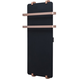 Полотенцесушитель электрический Allen Brau Infinity П2 290x1400 мм (с рейлингом 2.0) 325632, чёрный фото 