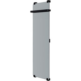 Полотенцесушитель электрический Allen Brau Infinity П1 290x1400 мм (с рейлингом) 305021, чёрный фото 