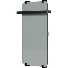 Полотенцесушитель электрический Allen Brau Infinity П1 290x800 мм (с рейлингом 2.0) 325657, чёрный фото 