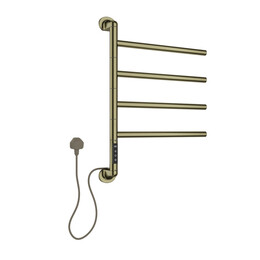 Полотенцесушитель электрический Allen Brau Liberty П4 489x683 мм 7.33000-GB, золото матовое фото 