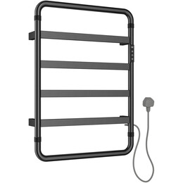 Полотенцесушитель электрический Allen Brau Priority П6 450x658 мм 7.31001-GM, оружейная сталь фото 