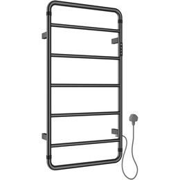 Полотенцесушитель электрический Allen Brau Priority П7 450x904 мм 7.31002-GM, оружейная сталь фото 