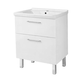 Тумба напольная с раковиной Azario Ника 60Н см CS00106459 (раковина Monte Neo 60) фото 