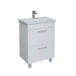 Тумба напольная с раковиной Grossman Нео 60 см 106028, белый фото 