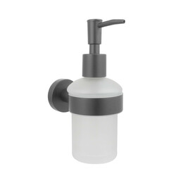 Дозатор для жидкого мыла Aquatek Вега AQ4005BGM, цвет оружейная сталь фото 