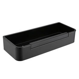 Полка Aquatek AQ4966MB со стеклоочистителем, цвет чёрный матовый фото 