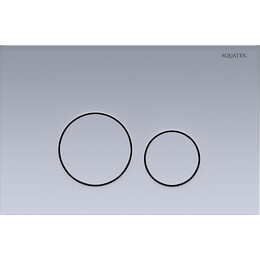 Кнопка смыва Aquatek KDI-0000036, нержавеющая сталь фото 