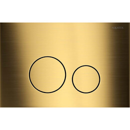 Кнопка смыва Aquatek KDI-0000038, титановое золото матовое фото 