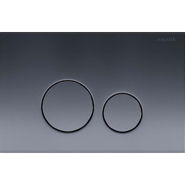 Кнопка смыва Aquatek KDI-0000039, оружейная сталь матовая фото 