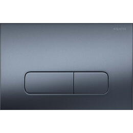 Кнопка смыва Aquatek KDI-0000034, оружейная сталь матовая фото 