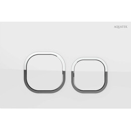 Кнопка смыва Aquatek KDI-0000056, белый фото 