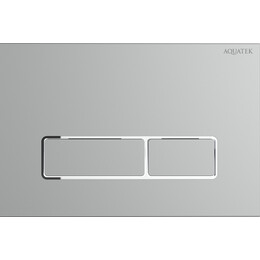 Кнопка смыва Aquatek KDI-0000063, хром матовый фото 