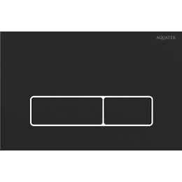 Кнопка смыва Aquatek KDI-0000064, чёрный матовый фото 