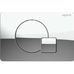 Кнопка смыва Aquatek KDI-0000067, хром глянцевый фото 