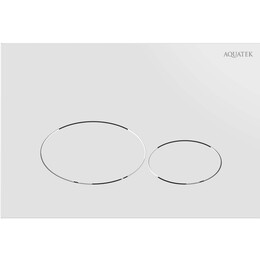 Кнопка смыва Aquatek KDI-0000071, белый фото 