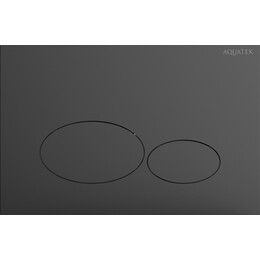 Кнопка смыва Aquatek KDI-0000075, оружейная сталь матовая фото 