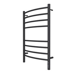 Полотенцесушитель электрический Terminus Классик П8 500x800 мм 4670078527608, чёрный матовый фото 