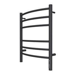 Полотенцесушитель электрический Terminus Классик П6 450x600 мм 4670078527578, чёрный матовый фото 
