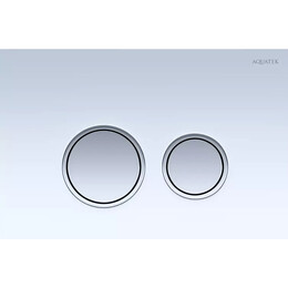 Кнопка смыва Aquatek KDI-0000028, белый (закалённое стекло) фото 