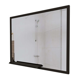 Зеркало Grossman Лофт 90 см 209001, чёрный фото 