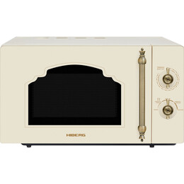 Отдельностоящая микроволновая печь Hiberg i-VM 4288 YR (бежевое стекло) фото 