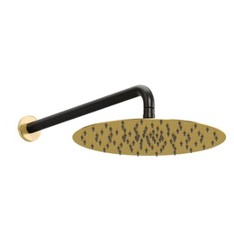 Верхний душ Allen Brau Priority 300 мм 5.31A17-GB31, золото/чёрный фото 