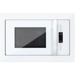 Встраиваемая микроволновая печь Hiberg i-VM 8505 W (белое стекло) фото 