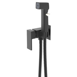 Гигиенический душ Azario Graves AZ-KFX03B (со скрытой частью) чёрный матовый фото 