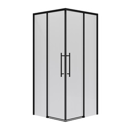 Душевое ограждение Niagara Nova 100x100 см NG-6830-34BLACK, чёрный/прозрачное фото 