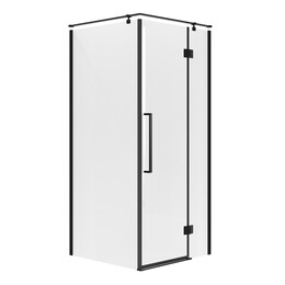 Душевое ограждение Niagara Nova 90x90 см NG-6831-34BLACK, чёрный/прозрачное фото 
