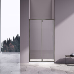 Душевая дверь Vincea Slim-N 100 см VDP-4SN100CLGM, вороненая сталь/прозрачное фото 