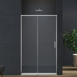 Душевая дверь Vincea Soft 2 100 см VDS-3SO2100CL, хром/прозрачное фото 