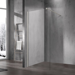 Душевая перегородка Vincea Walk-In 100 см VSW-1H100CLBN (стекло 8 мм) никель/прозрачное фото 