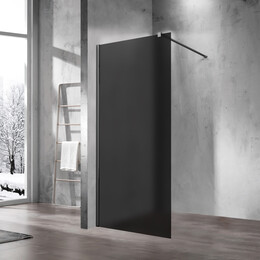 Душевая перегородка Vincea Walk-In 90 см VSW-1H900GFGM (стекло 8 мм) вороненая сталь/тонированное фото 